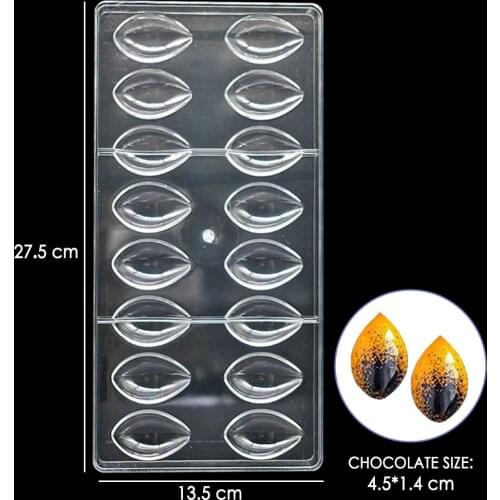 Lotus Shape Chocolate Mold 3D Polycarbonate Chocolate Mould Bakeware Candy Mold Cake PC Chocolate Mould Baking Pastry Tool