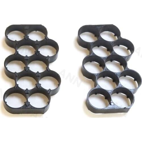 18650 5W*2 Battery Bracket, for Anti Vibration Cell Holder 18650 Battery Pack Fireproof materials