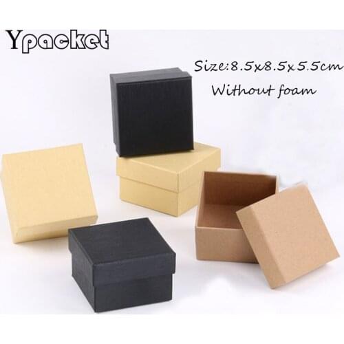 Square jewelry organizer box Engagement Jewelry sets boxes 8.5x8.5x5.5cm Wedding Birthday Decoration Event Party Supplies Boxes
