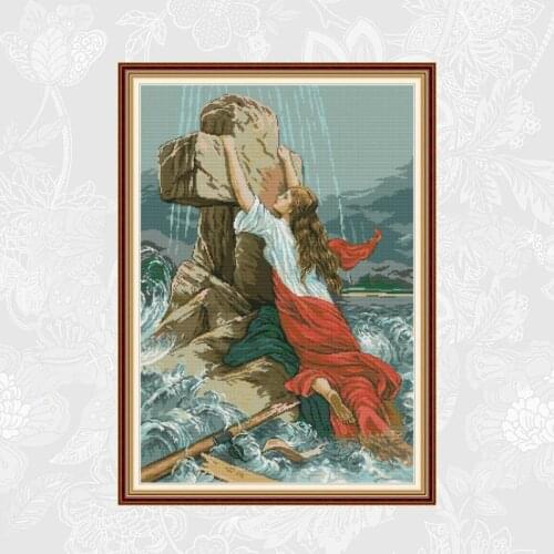 Cross Stitch kit Rescue Patterns Aida Fabric 14ct 11ct Counted Printed Canvas Stitches Embroidery Handmade Needlework Sets