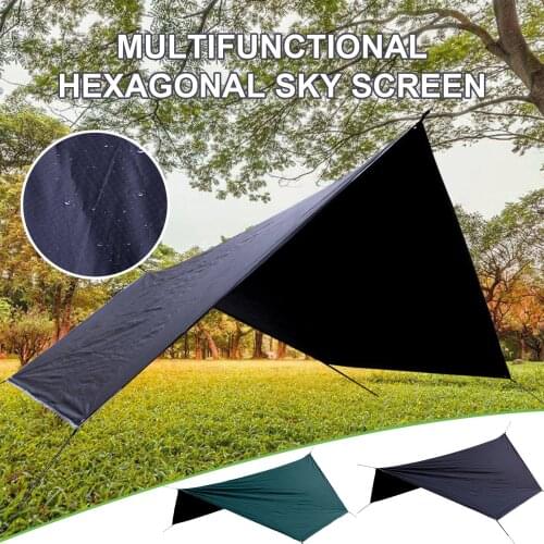 New Multifunctional Outdoor Awnings Tent Mats Canopy Waterproof And Sunscreen Outdoor Camping Tent toldos para exterior E2