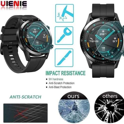 Tempered Protective Film Cover For Huawei Watch GT 46mm/GT 2 46mm watch Wristband Full Screen Protector Tempered Film Cover