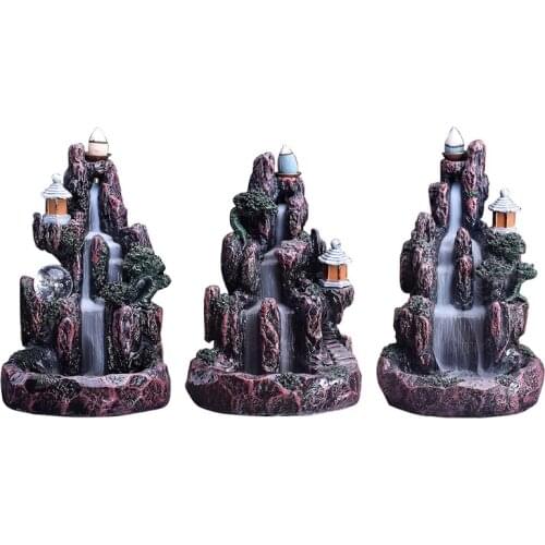 Handmade Incense Cone Holder for Yoga Room Office Decoration&Handicraft Artwork