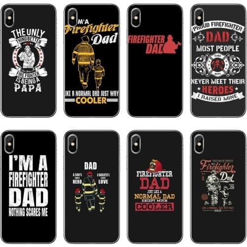 Firefighter Dad Soft Silicone Phone Case For Xiaomi Redmi Note 8 7 6 5A 4 Pro Redmi 7 7A K20 6 6A 5A 4A 4X 5 Plus S2