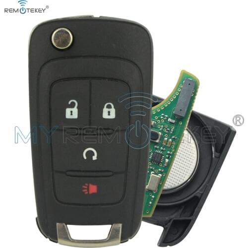Remtekey Remote Flip Key 4 Button 315 Mhz KR55WK50073 for 2014 Chevrolet Impala