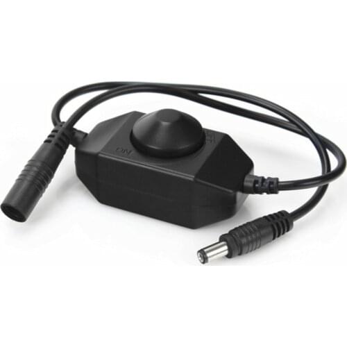 LED Dimmer Switch Brightness Adjust Controller for 2835 3014 3528 5050 5730 5630 Single Color Strip Light 5V 12V 24V Black/White