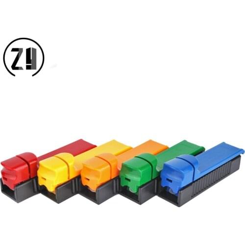 Manual Cigarette Tobacco Injector Rolling Machine Single Tube Filling Roller Weed Stuffing Smoking Joint Plastic Red New