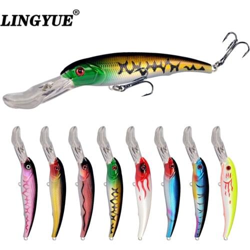 1PCS Big Minnow Fishing Lure Deep Diving Wobblers Long Lip Crankbaits Hard Bait 16.5cm/27g Artificial Baits Pesca