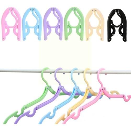 Folding hangers portable outdoor non-slip hanger Portable Clothespin Travel Storage Towel Closet Organizer Sock Hanger Clot B8Q9