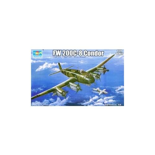 Trumpeter 1/72 scale model 01639 Wolf Fw200C-8 Vultures Anti-ship Missile Attack
