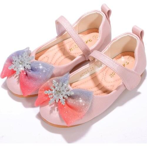 2021 New Korean Girl Leather Shoes Princess Soft Sole Shoes Baby Shoes Children Shoes For Party Casual Fashion Sandals Hot Kids