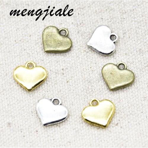 25pcs Hot Sell Love Heart Charms Pendants For Diy Bracelets Jewelry Making DIY Handmade Craft