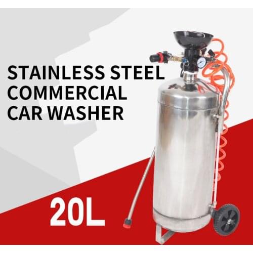 304 Stainless Steel Wax Water Machine Free Scrubbing Liquid Sprayer Self-cleaning No Scrub Car Wash Foam Wax Water Multifunction