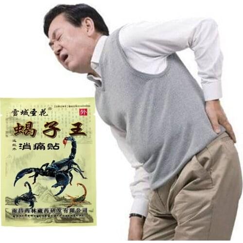 32Pcs/4Bags heating Cure Rheumatism ArthritisPain Relif Patch Arthritis Lumbar spine joint knee Pain Emperor Scorpion Venom Balm