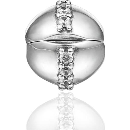 2021 Clip Silver 925 Bracelets Women Jewelry Fashion Round Valentines Day Gift Beads for Jewelry Making