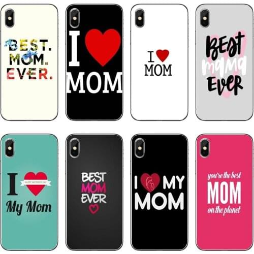 Best mom ever Accessories Phone Case For iPhone 12 Mini 11 Pro Max XS Max XR X 8 7 Plus 6 6S Plus 5 5S SE 2020