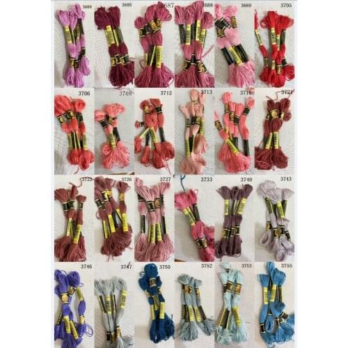 Oneroom 10 pieces cross stitch threads / cross stitch embroidery thread / Custom threads colors