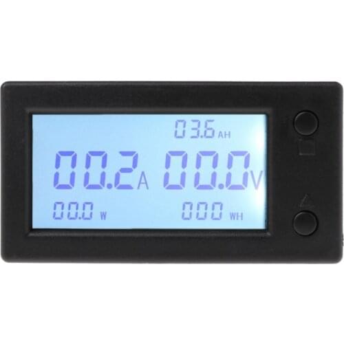 DC 300V 100A 200A 400A Digital Voltmeter Ammeter Battery Capacity Coulometer Power Electricity Watt-hour Meter With Hall Sensor