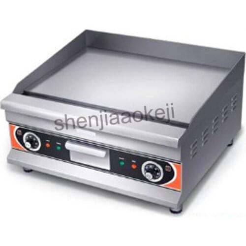 EG-600 Commercial Electric Grill Griddle Stainless Steel Electric Griddle Teppanyaki equipment Grill board 220v 5000W 1pc