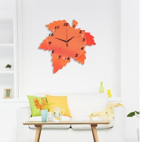 Luminousness fresh rustic wall clock personalized fashion brief silent watch large