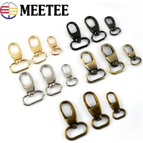 10/20pcs 13/20/25mm Metal Buckles for Bag Keychain Collar Strap Snap Hook Handbag Hanger Swivel Lobster Clasp Leather Craft
