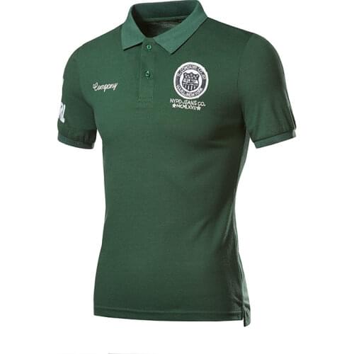 Pure Color Cotton Mens Short-sleeved POLO Multi Color Choice S M L XL 2XL 3XL 4XL 5XL Fashion Casual Man POLO Shirts Slim Cool