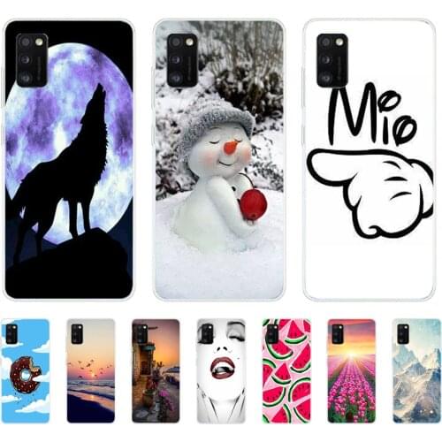 Soft Case Silicone Back Cover For Cute Phone Cases Cover Bumper for Samsung Galaxy A11 A10 A10S A20 A20S A20E A21S A31 A41 A40