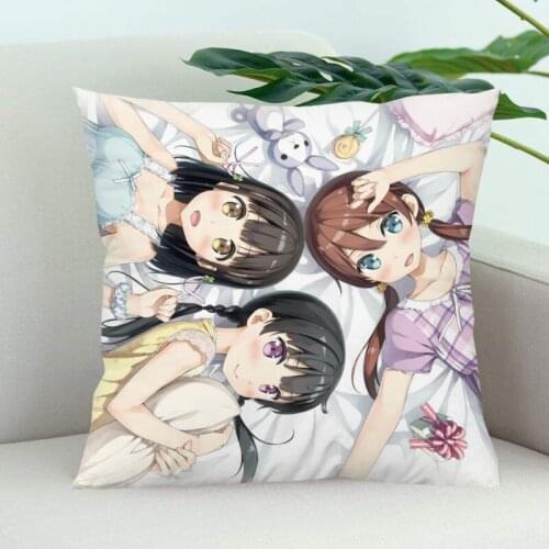 One Room Pillow Cover Bedroom Home Office Decorative Pillowcase Square Zipper Pillow Cases