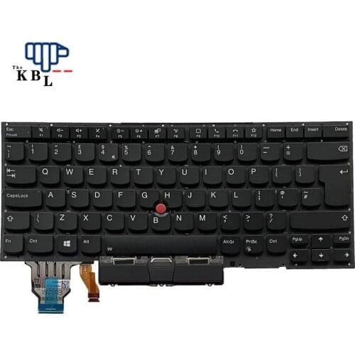 New For Lenovo Thinkpad X1 Carbon 8th Gen 2020 UK Language Backlit Black (No Frame)Laptop Keyboard SN20W73893 13PE552