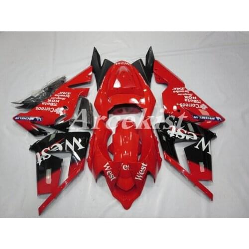 New ABS whole Fairings Kit Fit for Kawasaki Ninja ZX-10R ZX10R 10R 2004 2005 04 05 Bodywork set west