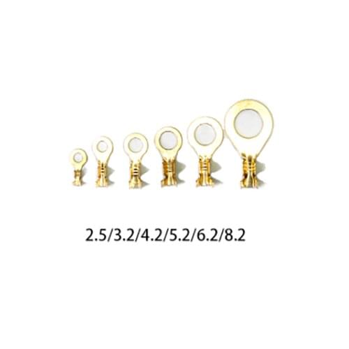 O-Type 2.5/3.2/4.2/5.2/6.2/8.2 CrimpTerminals Electric Sertir Car Speaker Male Terminal Cold Pressed Plating Lug