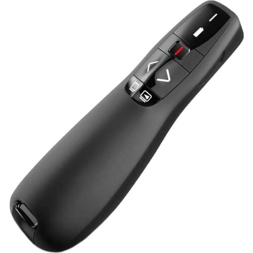 R400 2.4GHz USB Wireless Presenter for PowerPoint PPT Presentation Remote PPT Clicker with Red Laser Pointer