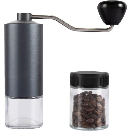Hand Manual Coffee Portable Grinder Adjustable Coffee Beans Mill Stainless Steel To Black/Brown/Silver/Gold Kitchen Mills Tools