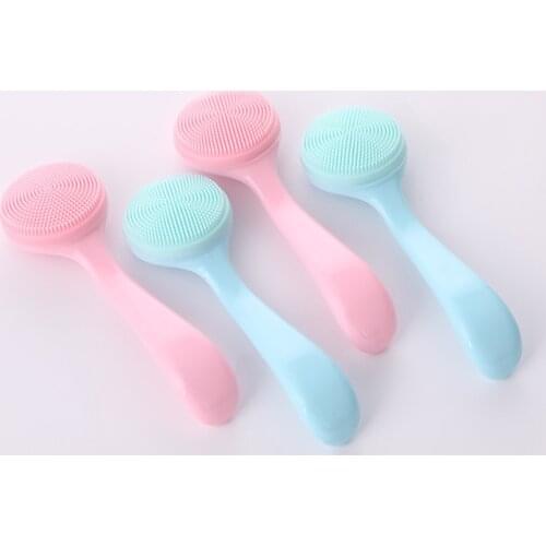 Silicone Soft Skin Care Facial Brush Cleanser Face Cleaning Tool Makeup Accessory
