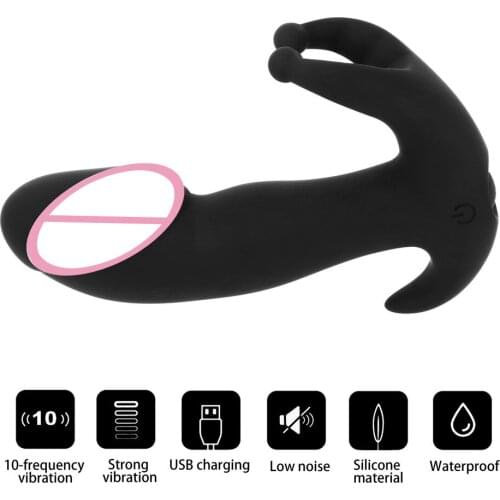 VATINE Vibrator Butt Plug Anal Plug USB Charging G Spot Climax Prostate Massager Sex Toys for Men Male Masturbation