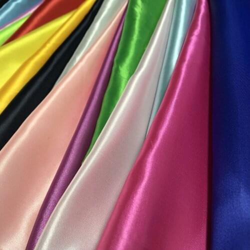 1M*1.5M Satin Fabric Silk Cloth Handmade DIY For Box Lining Home Dress Curtain Wedding Party Decoration Sewing Background