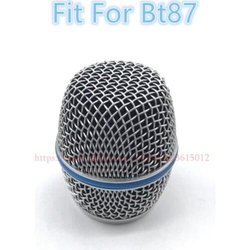 1PCS Professional Replacement Ball Head Mesh Grille Microphone Accessories for Shure BETA87 BETA87A