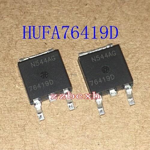 10PCS/LOT New original In Stock HUFA76419D3S 76419D TO-252 60V 20A