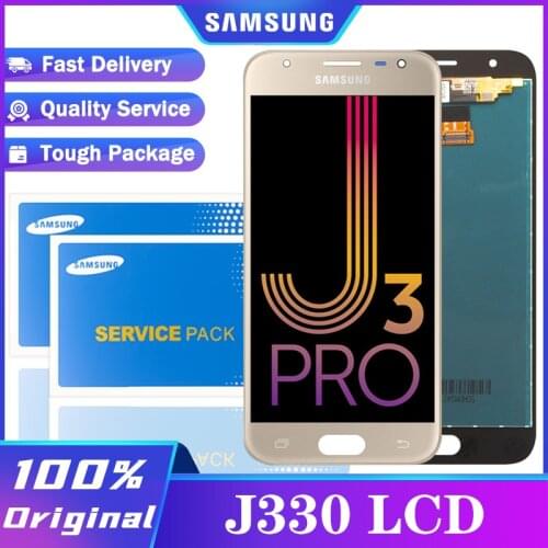 100% Original 5.0" for SAMSUNG Galaxy J3 2017 J330 J330F J3 PRO LCD Display Touch Screen Digitizer Assembly Repair Parts