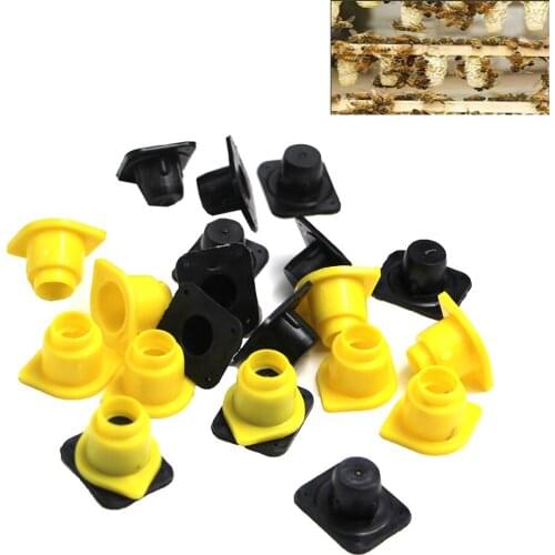 200 pcs Plastic Beekeeping Tools Queen King Cage Accessories Bee Cage fittings Guard Longwall Shield Queen Cage Cover Bee Tools