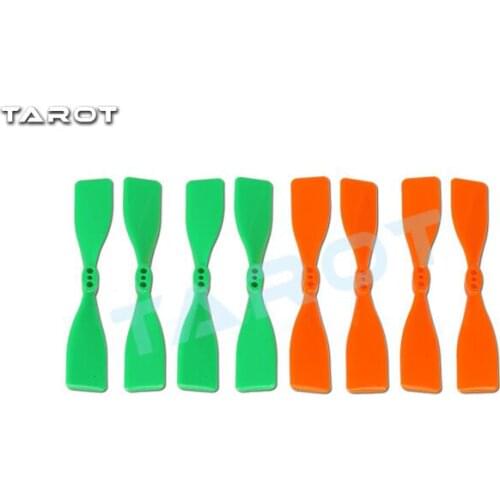 4 pairs Tarot 3 Inch Square Propellers CW CCW 3" Black Props TL150S3 for 1104 1106 Brushless Motor 130 150 FPV Drone Mini Racer