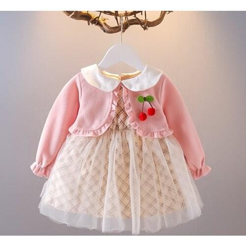 4 pieces/lot) 2021 New Arrival Girls Fall Dress 072102