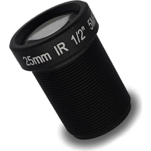 5.0Mp Action Camera Lens 25mm M12 Lens IR Filter1/2" For Gopro Hero SJCAM Xiaomi Yi Firefly Cameras Long Distance View