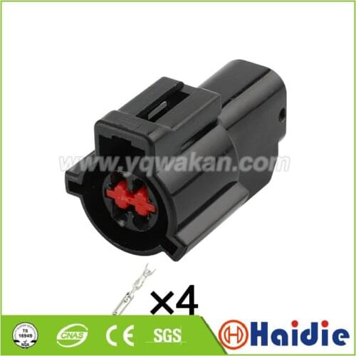 Free shipping 2sets 4pin auto wire waterproof plug wiring cable harness connector