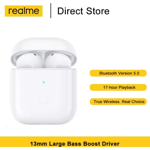 Realme Buds Air Neo Tws Ture Wireless Bluetooth 5.0 Earphone Bass Boost Touch Control Sport Headset For Smartphone