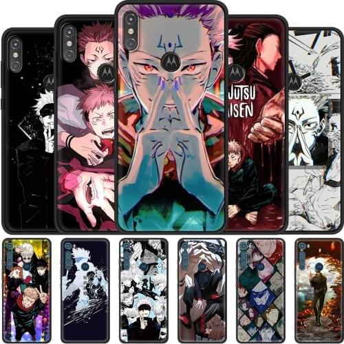 Case for Motorola Moto G9 Play One Fusion Plus G8 Power Lite Soft Funda Hype G Stylus E6s E7 Phone Cover Jujutsu Kaisen Anime