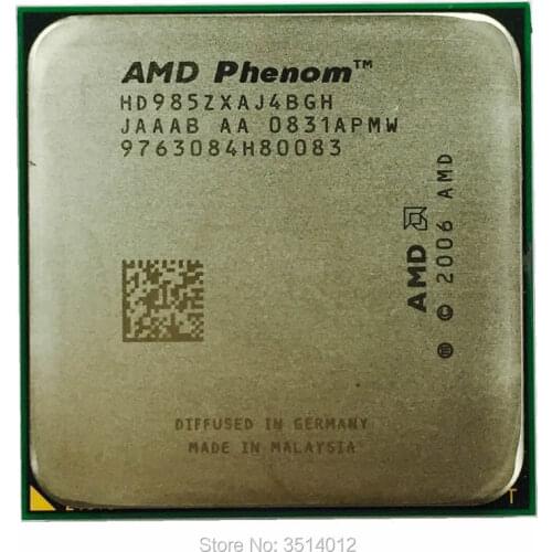 AMD Phenom X4 9850 985Z 2.5 GHz Quad-Core CPU Processor HD985ZXAJ4BGH/HD9850XAJ4BGH Socket AM2