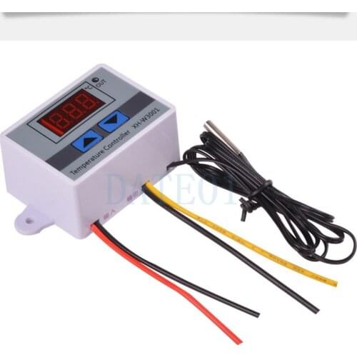 LED Digital Temperature Controller Thermostat Regulator Switch Control AC220V 10A Module For Sensor Probe