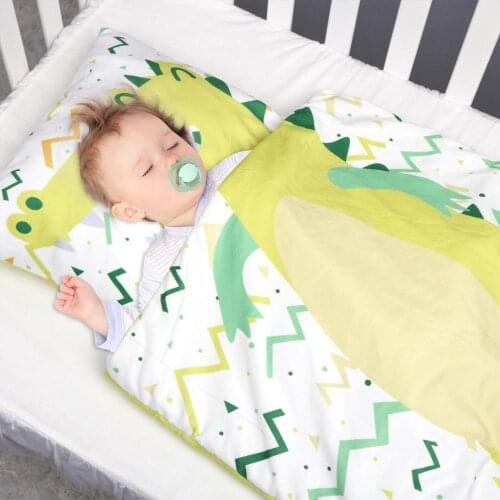 Baby Sleeping Bag 4 Season Animal Alligator Pattern Newborn Cotton Material 0-12 Months