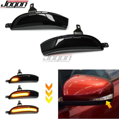 For Renault Koleos HY 2011-2017 Facelift LED Dynamic Turn Signal Light Sequential Blinker Side Mirror Indicator Lamp